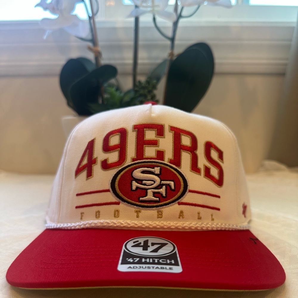 '47 San Francisco 49ers White and Red Snapback Hat